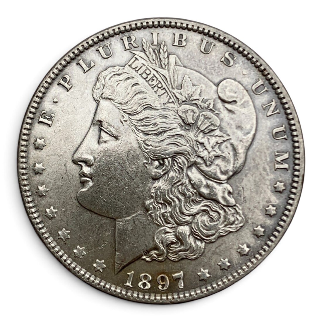 1897 Morgan Silver Dollar: United States Of America ~ One Dollar90% Silver Content