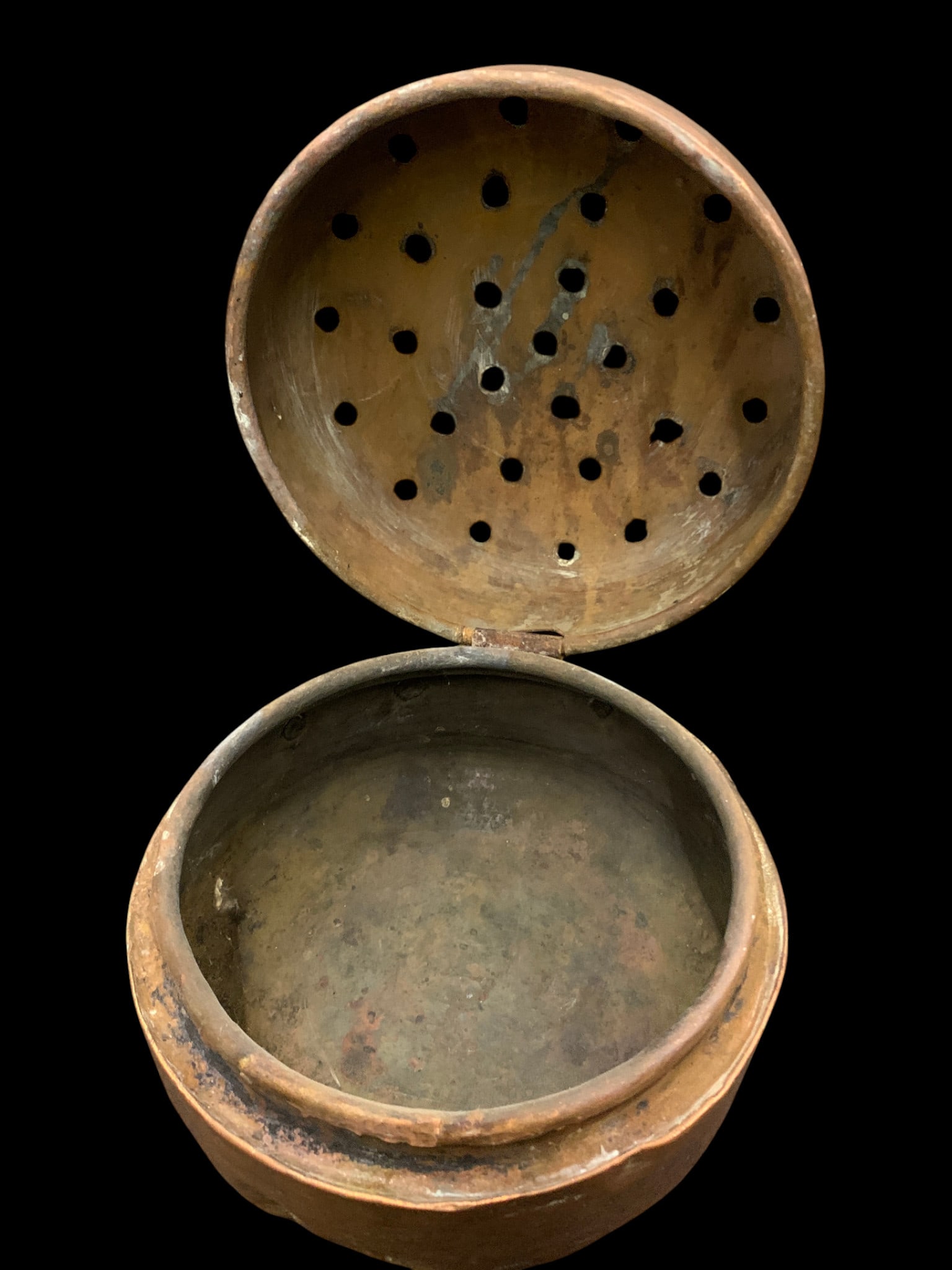 Vintage Copper Bed Warmer - 4