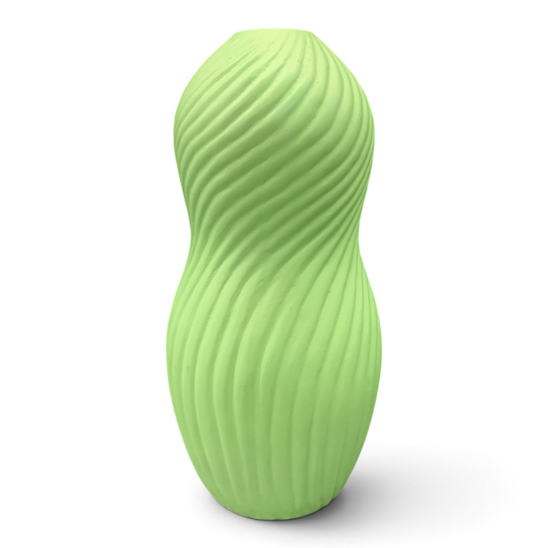 Chinese Green Ceramic Vase - 3