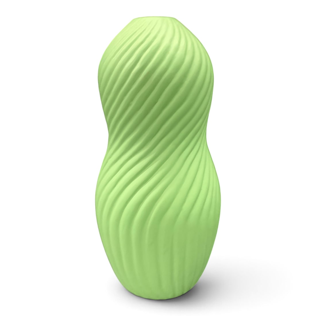 Chinese Green Ceramic Vase - 4