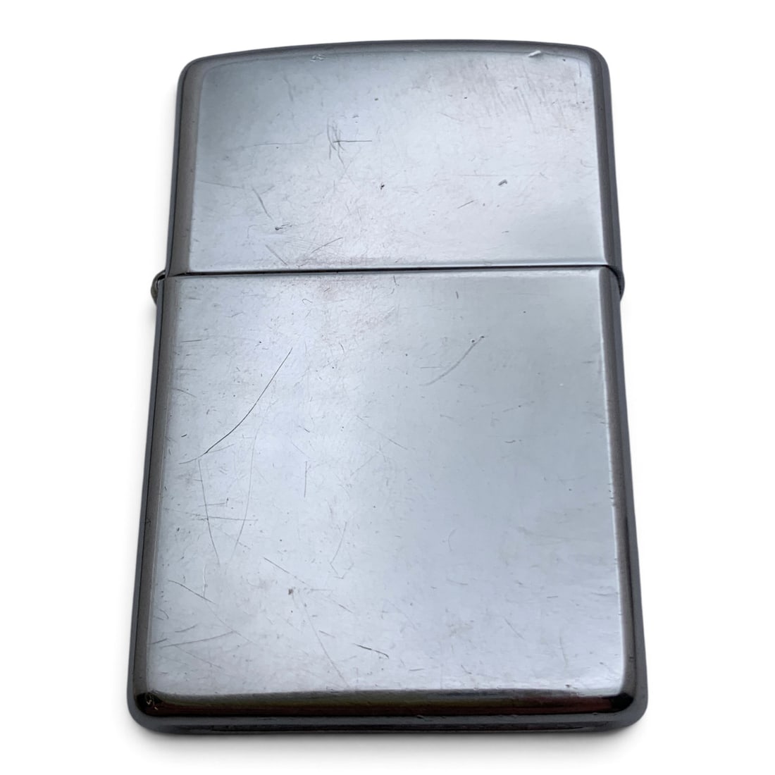 Vintage Zippo Silver Tone Lighter: Vintage Zippo Silver Tone Lighter In A Fitted Case