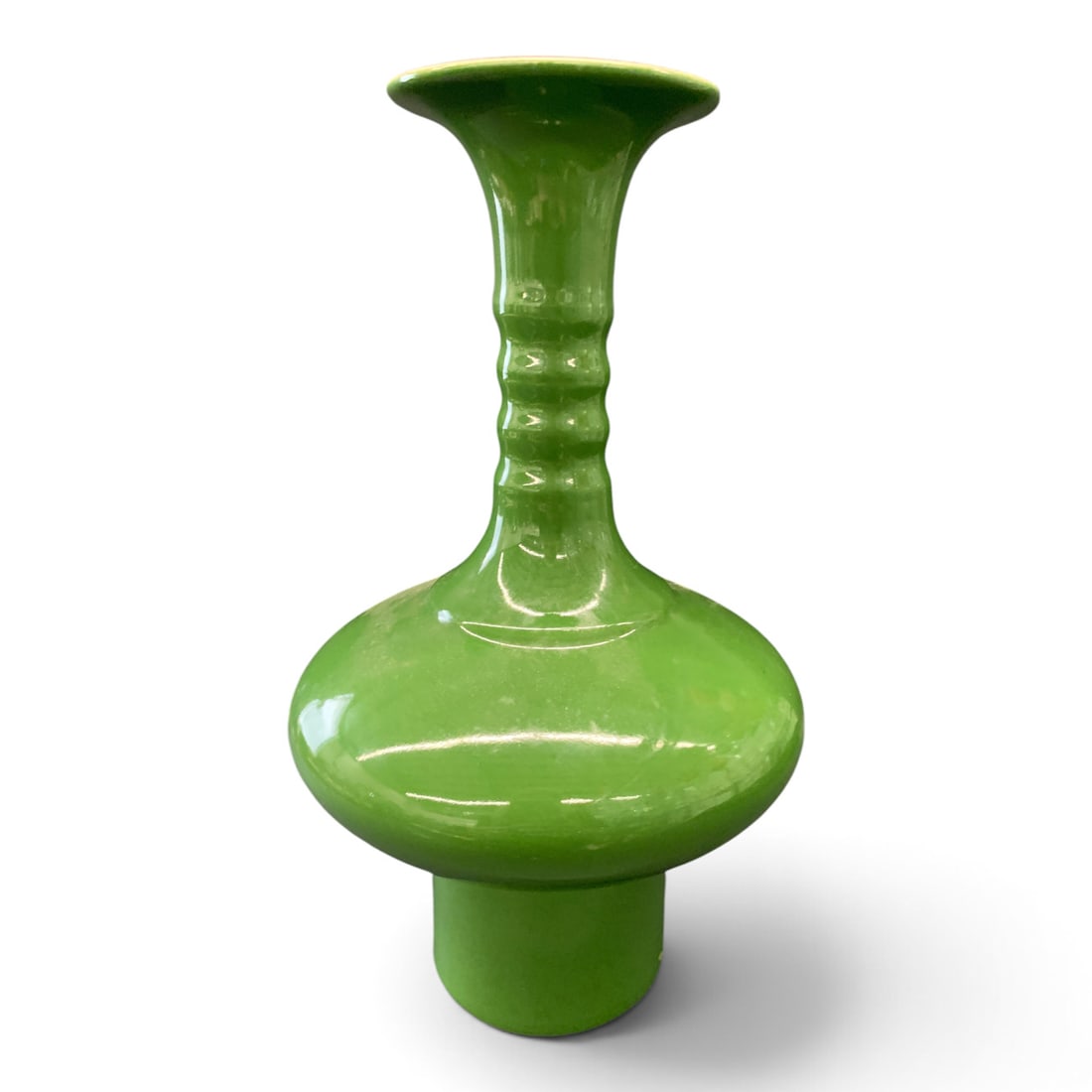 Signed Chinese Green Porcelain Vase (1 of 6)