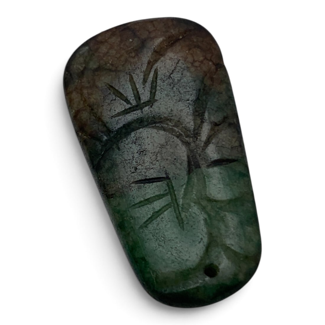 Carved Jade Pendant - 5