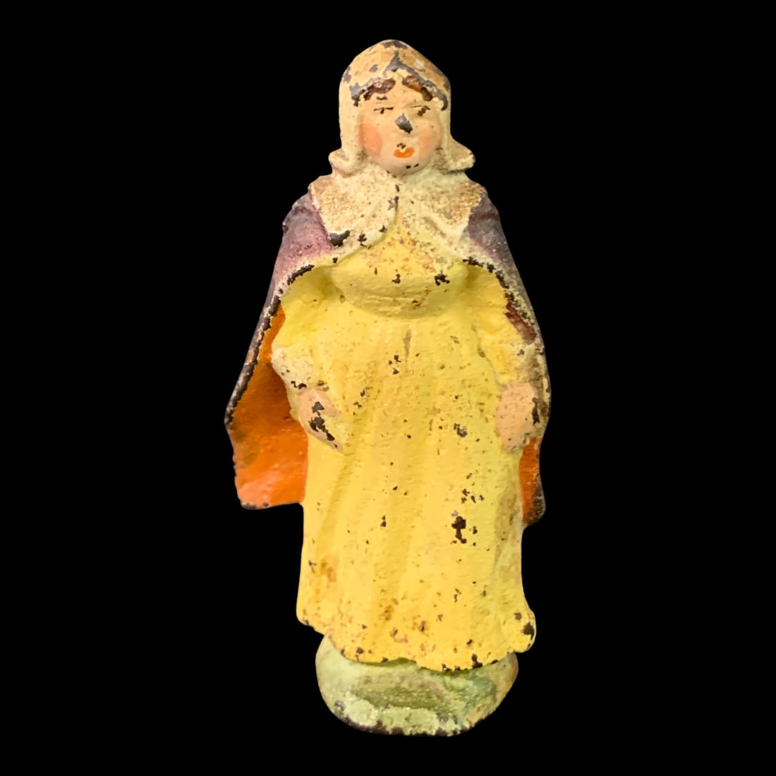 Vintage Hand-painted Cast Iron Figurine: Vintage Hand-painted Cast Iron Figurine4" Tall
