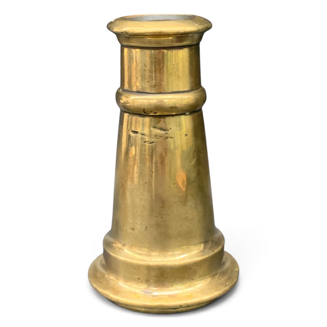 Antique Solid Brass Fire Hose Nozle Tip - 3