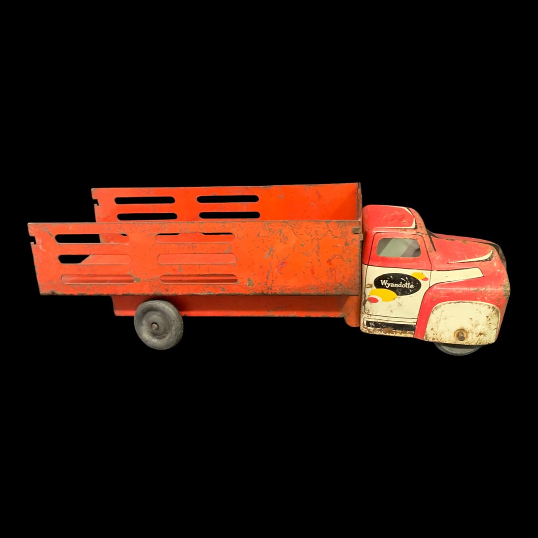 Vintage Wyandotte Pressed Steel Stake-bed Truck (1 of 8)