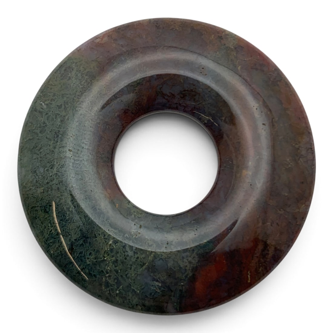 Two Tone Hard Stone Circular Pendant (1 of 4)