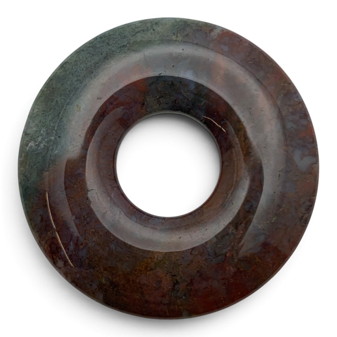 Two Tone Hard Stone Circular Pendant - 3