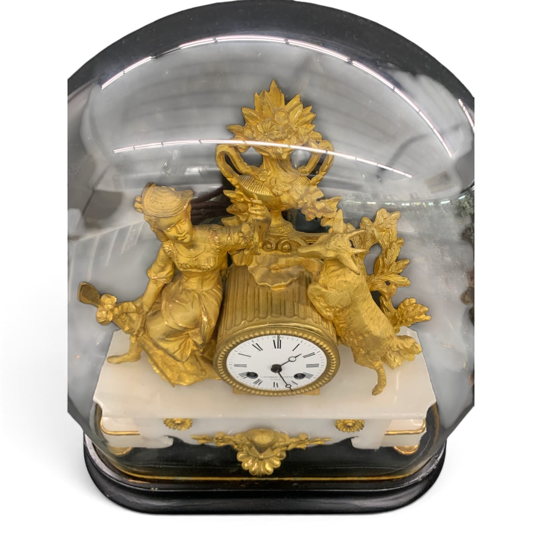 Antique German Mantel Clock - 9