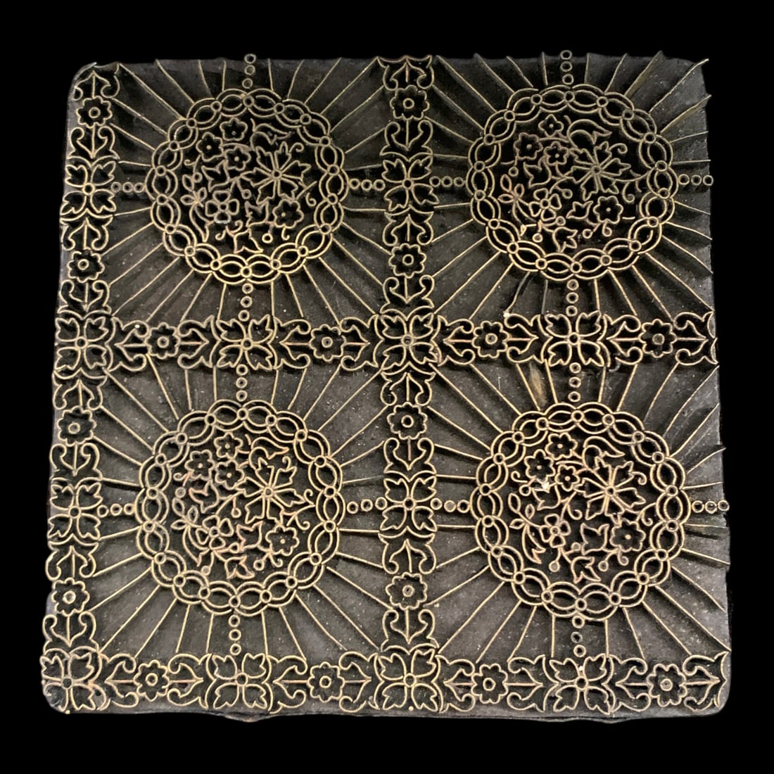 Antique Hand-crafted Printing Block - 2