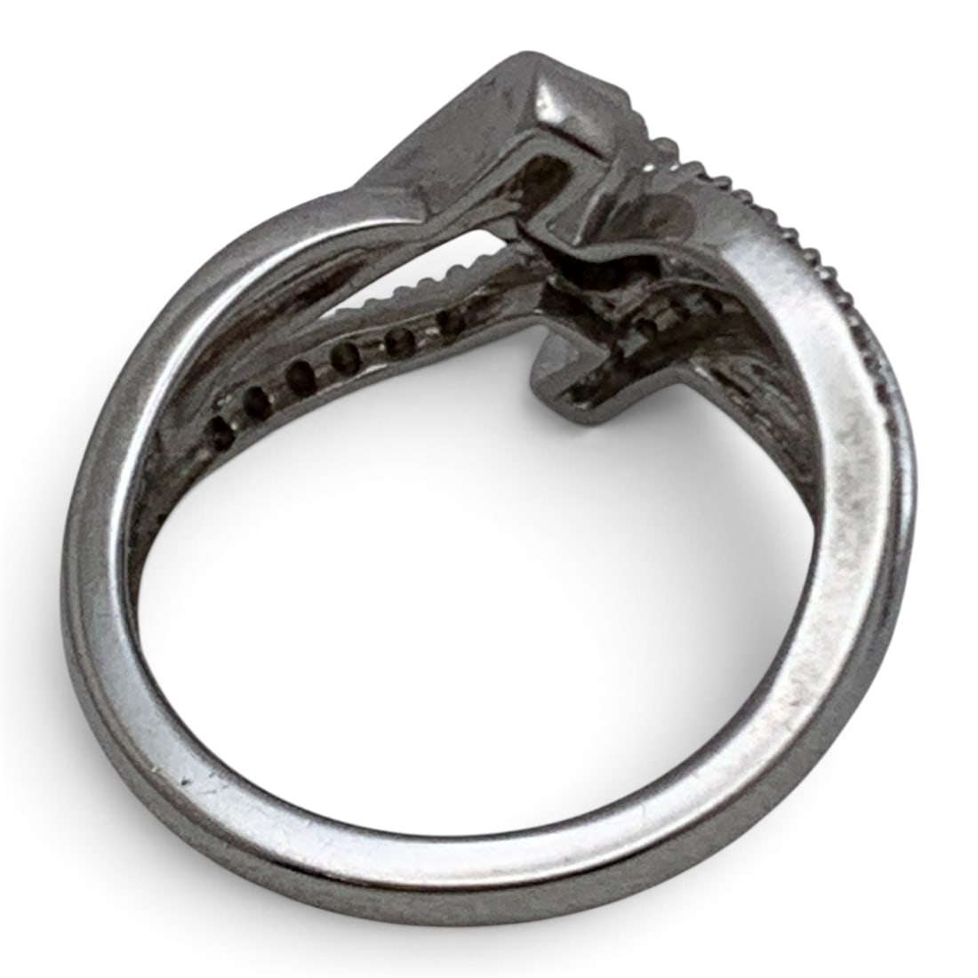 Sterling Silver & Diamond Ring - 3