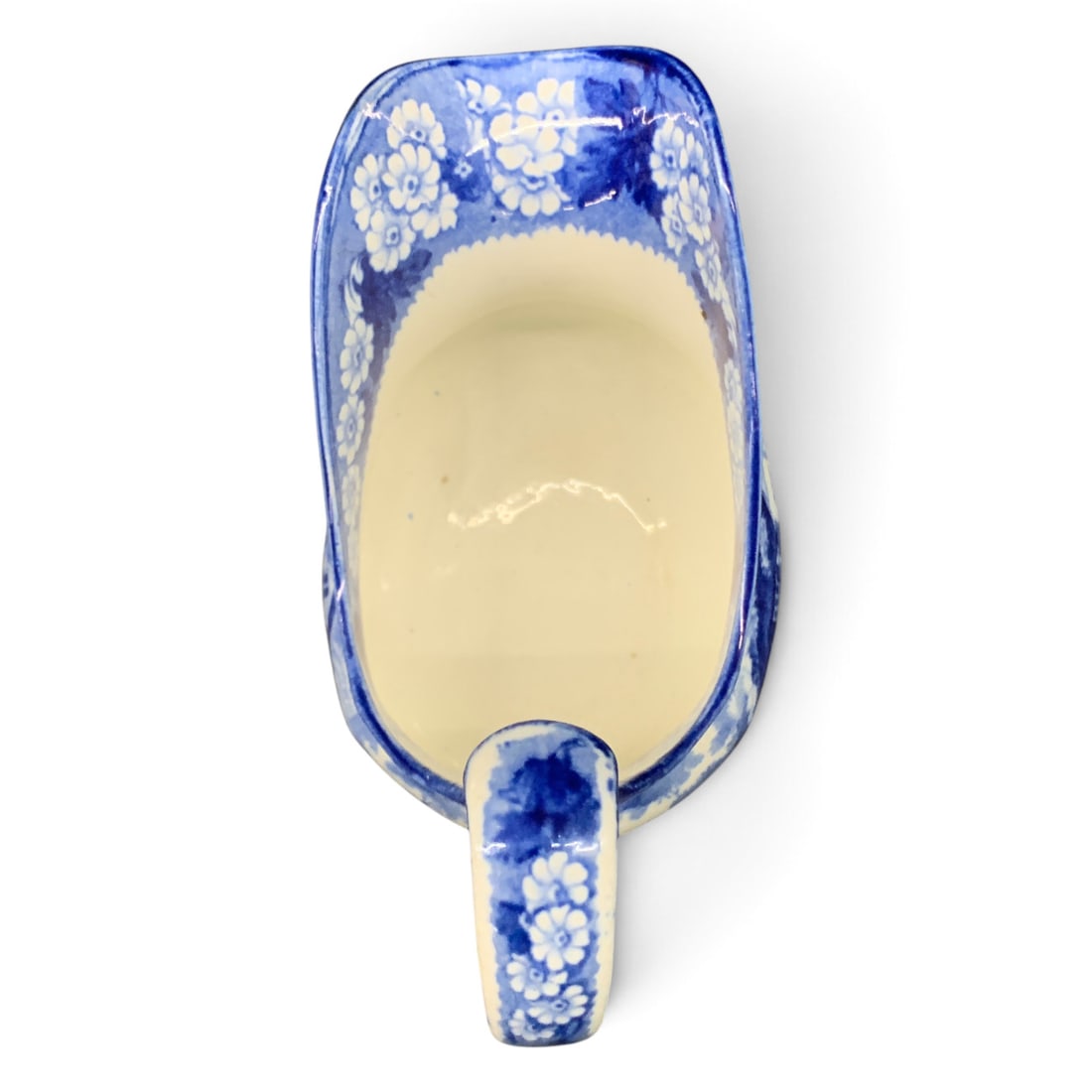 Vintage Earthenware Transferware Creamer - 5