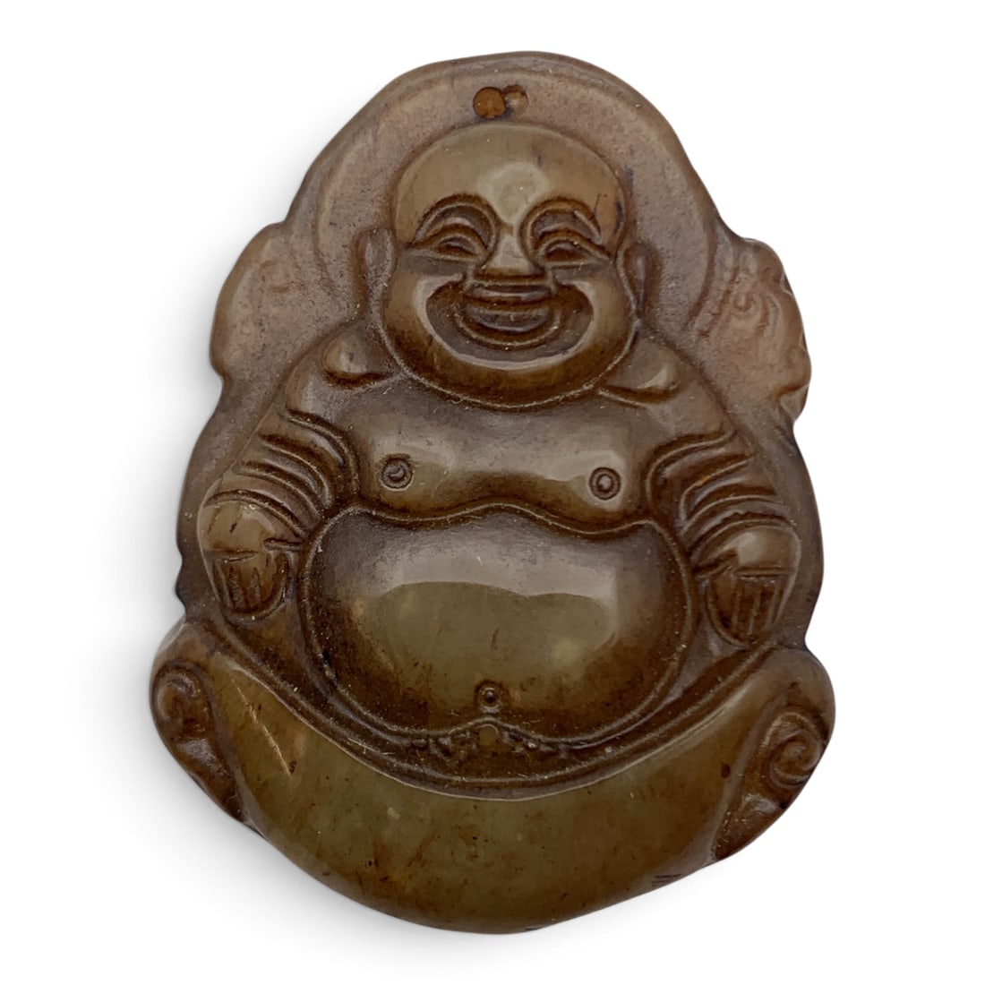 Vintage Jade Buddha Pendant: Vintage Jade Pendant Featuring A Buddha 1 7/8" Long