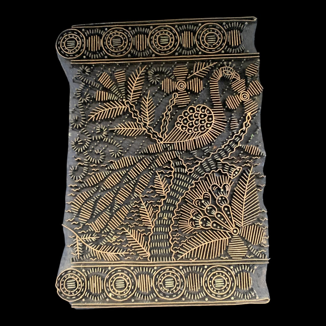 Antique Hand-crafted Printing Block - 2
