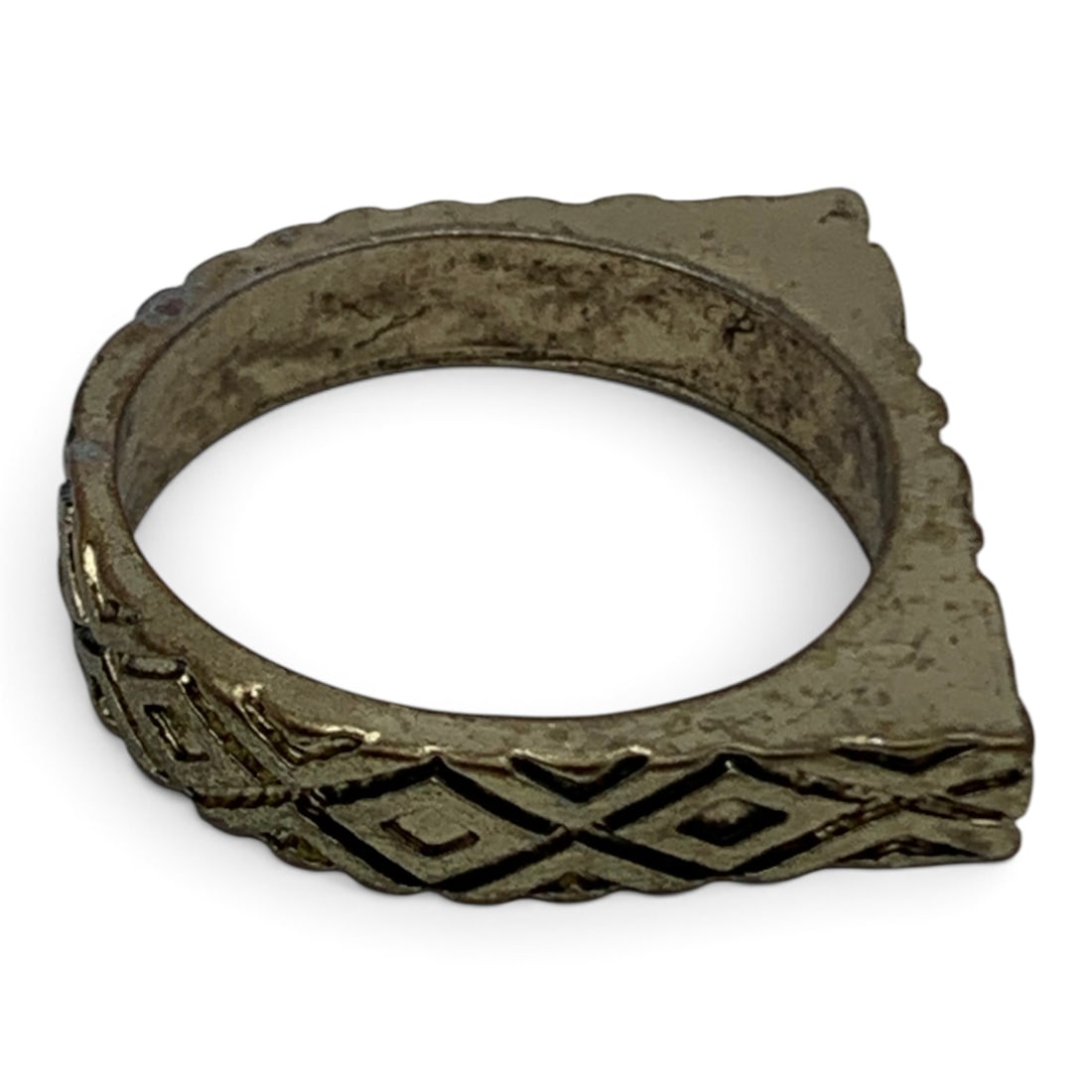 Silver Gold Tone Ring - 4