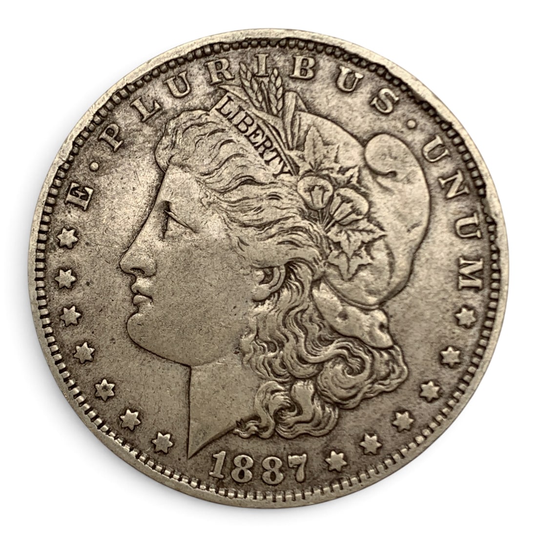 1887 O Morgan Silver Dollar: United States Of America ~ One Dollar90% Silver Content