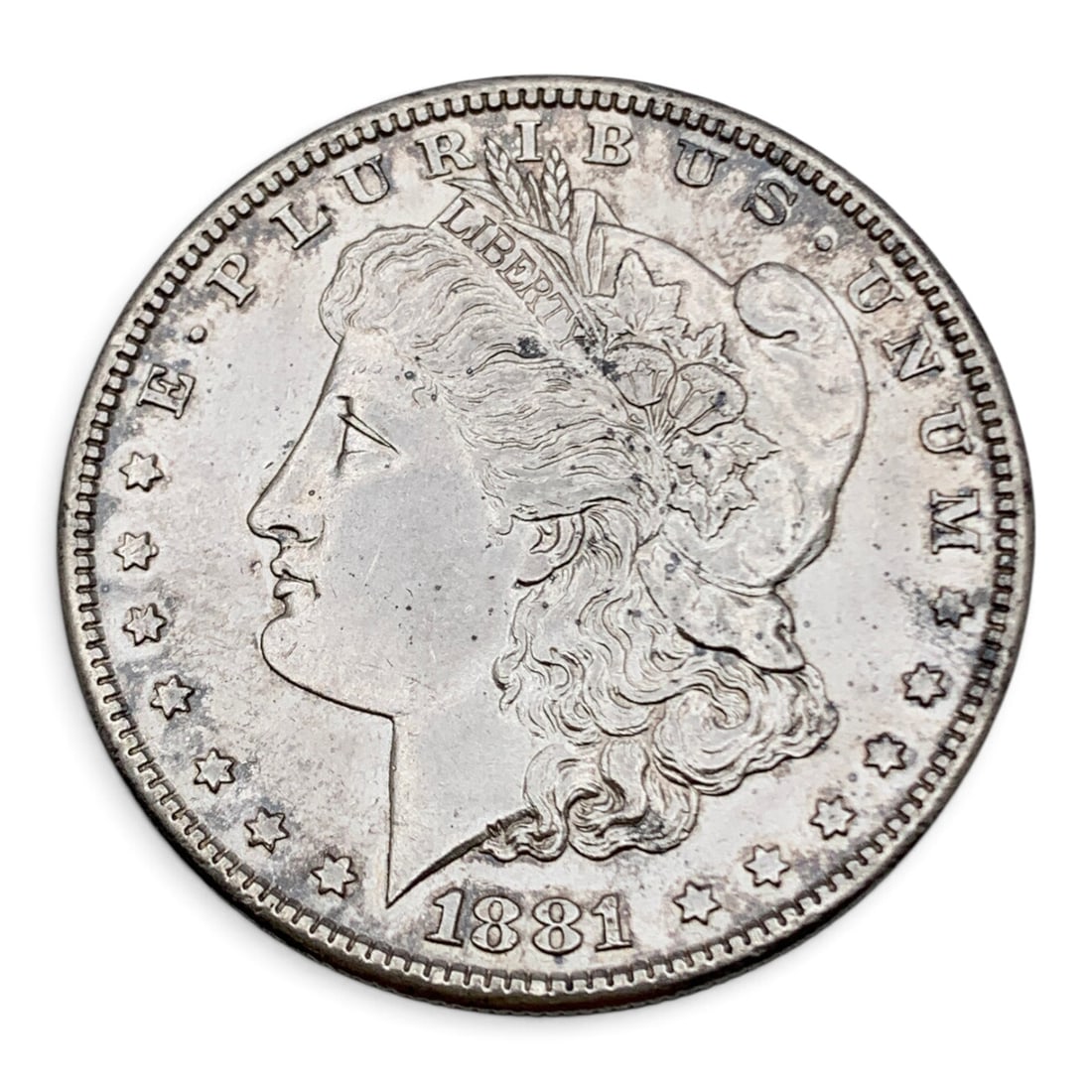 1881 S Morgan Silver Dollar: United States Of America ~ One Dollar90% Silver Content