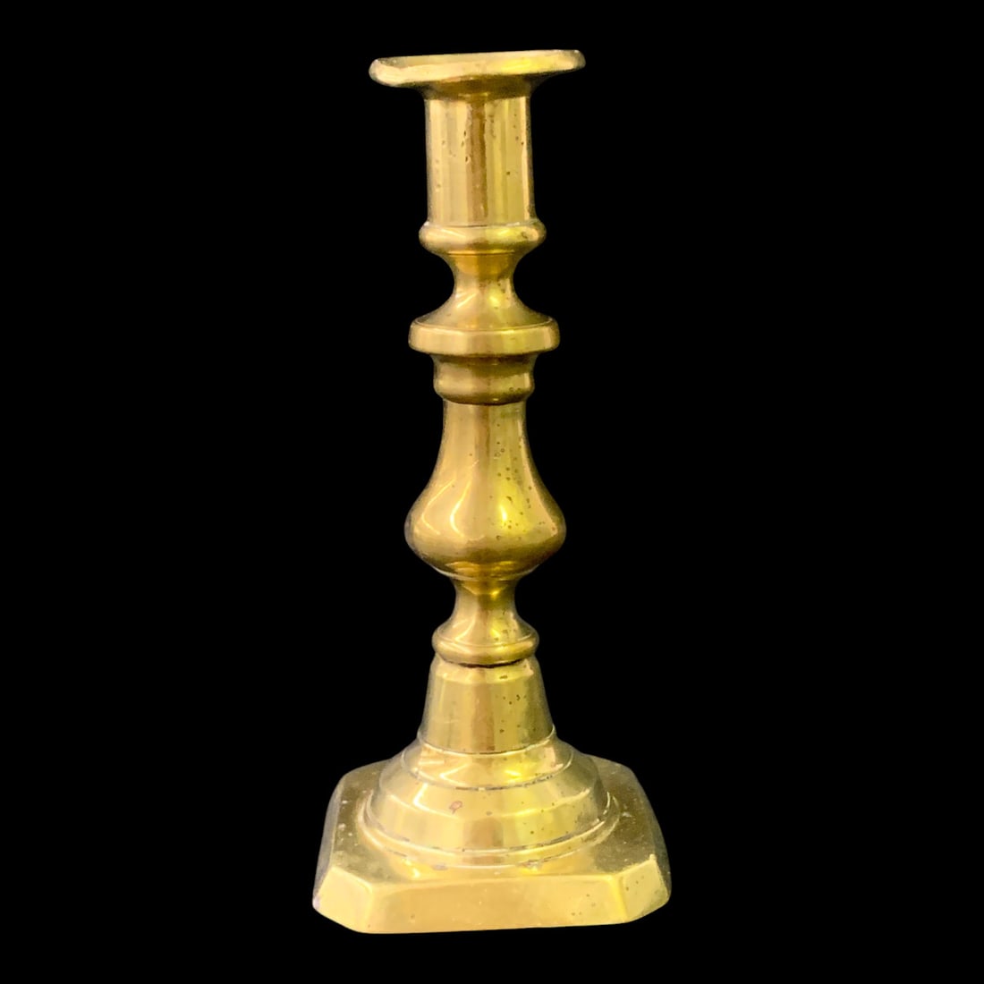 Vintage Single Brass Candlestick - 2