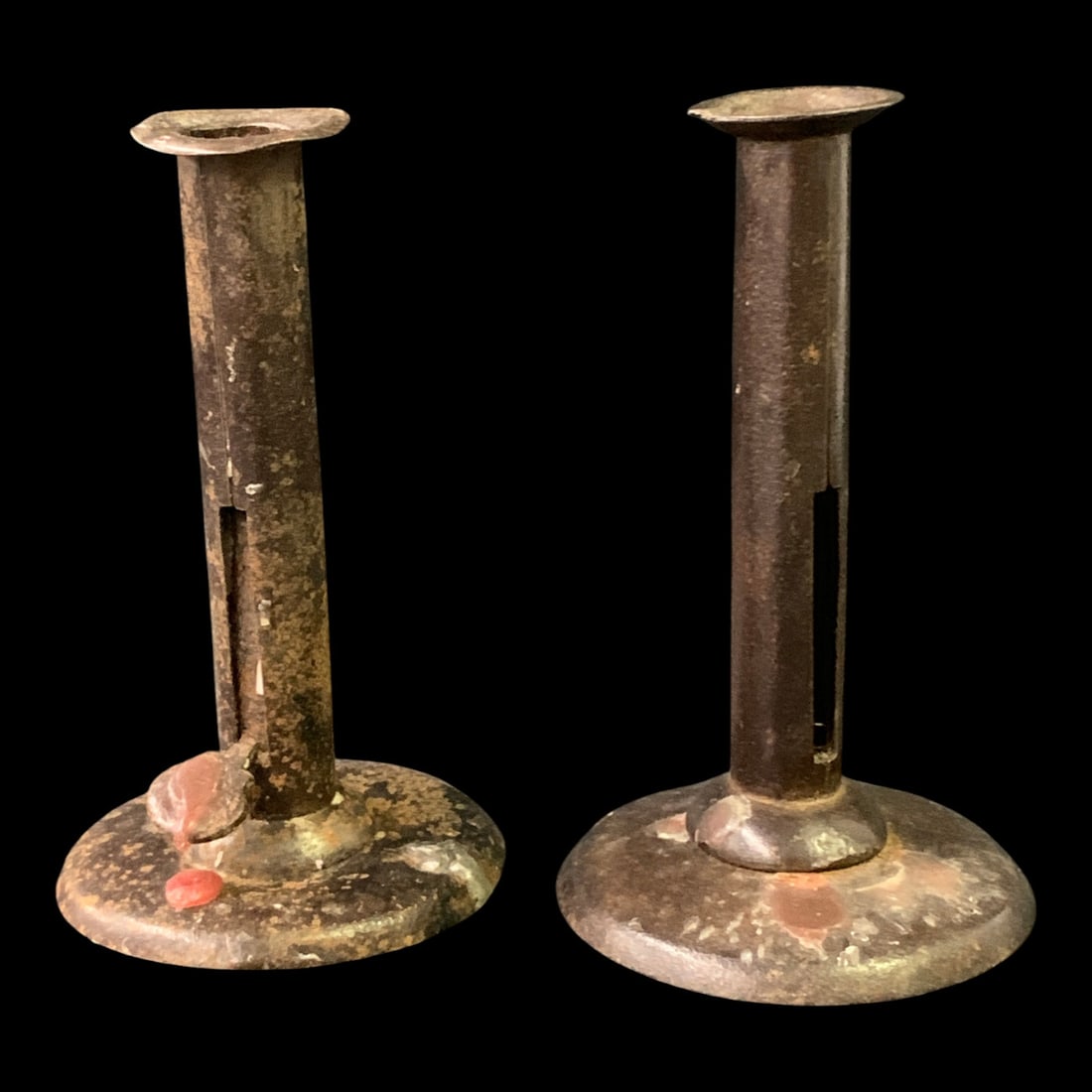 Pair Of Vintage Metal Candlestick Holders (1 of 4)
