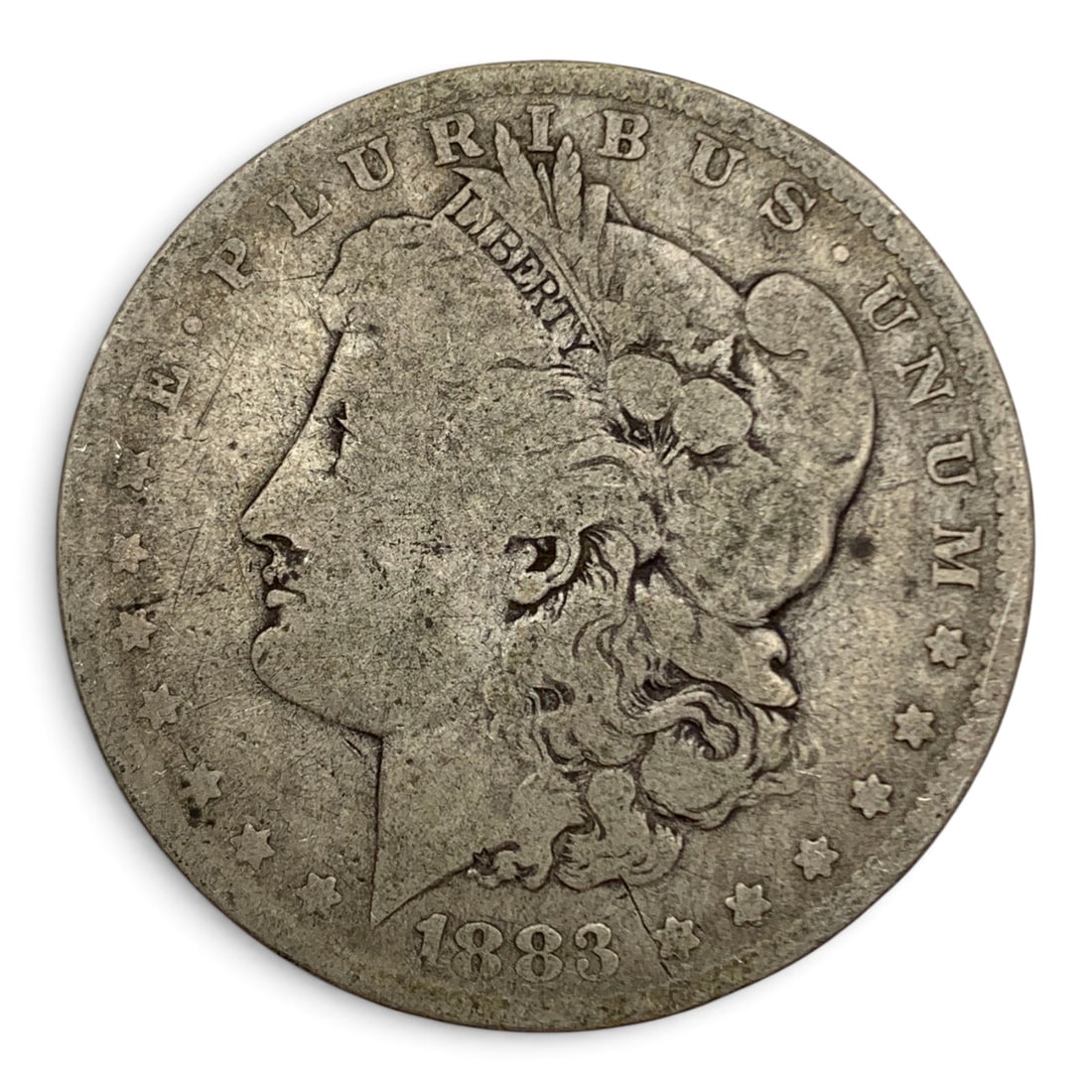 1883 Morgan Silver Dollar: United States Of America ~ One Dollar90% Silver Content
