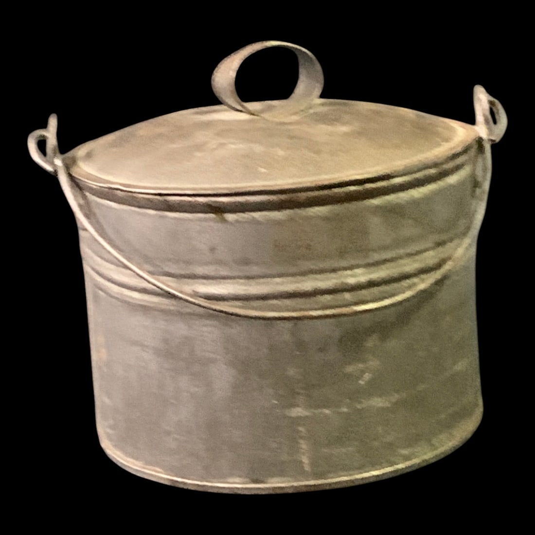 Antique Tin Lunch Pail - 3