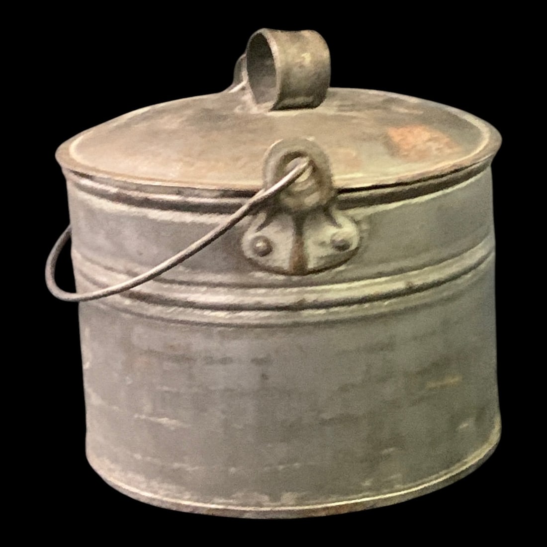 Antique Tin Lunch Pail - 4