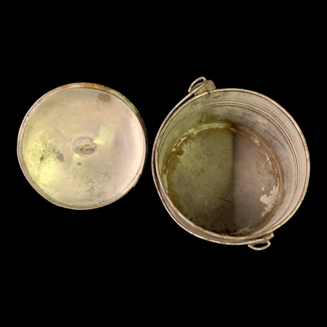 Antique Tin Lunch Pail - 5