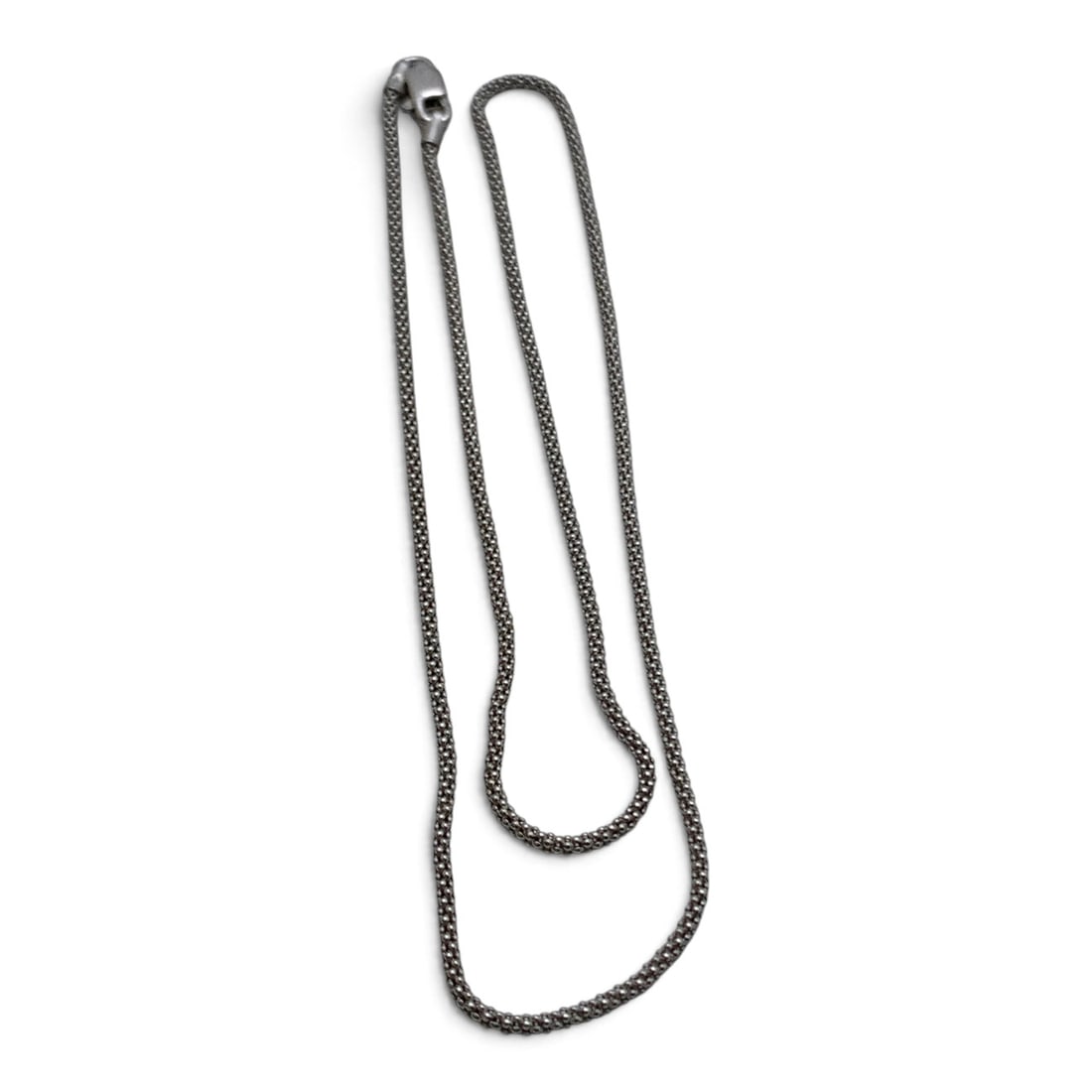 Sterling Silver Italian Necklace: Sterling Silver Italian Necklace Marked: 925 - 17 1/2" Long - 2.9 Grams