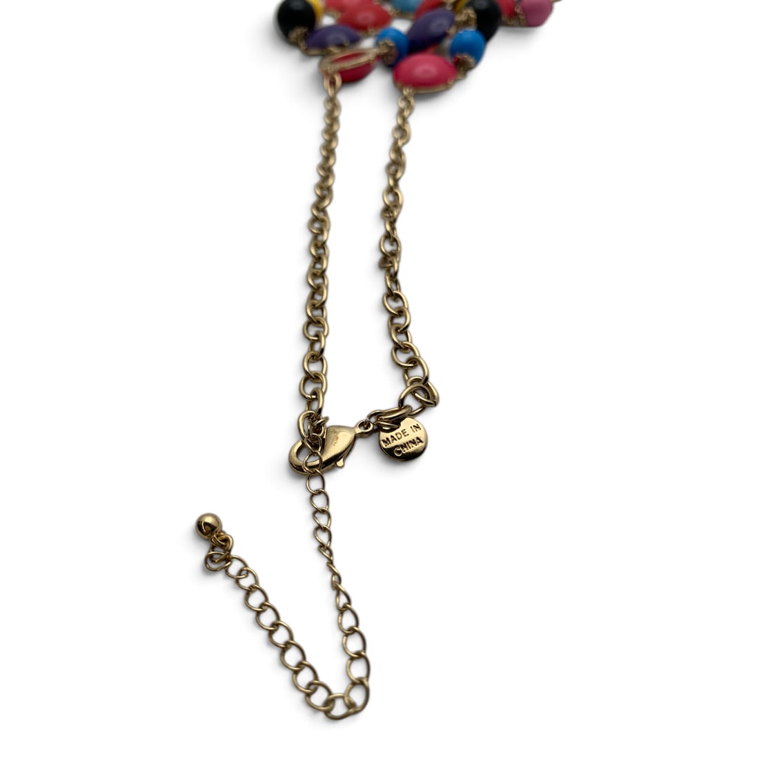 Colorful Multi-beaded Bib Necklace - 3