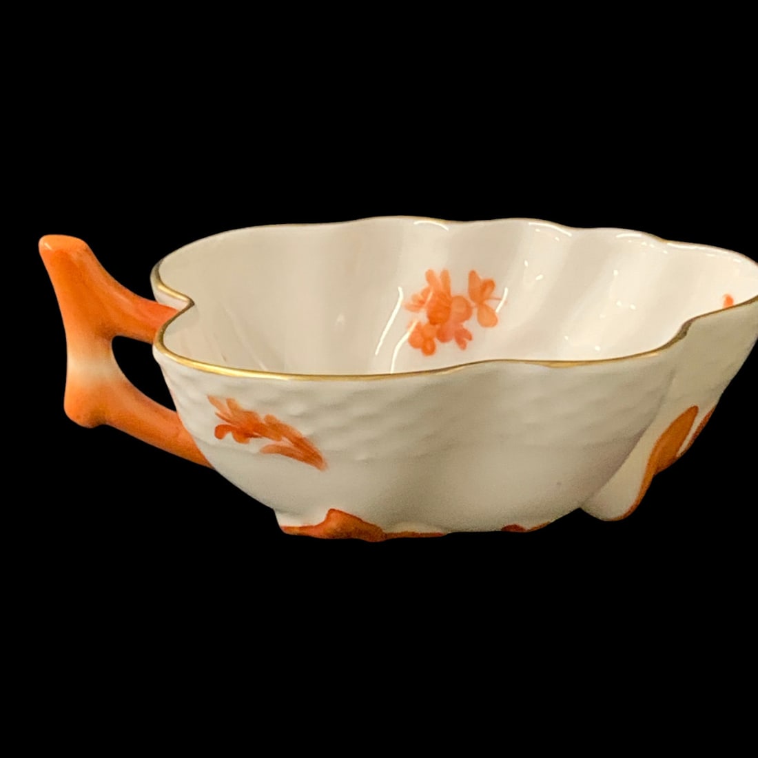 Herend Porcelain Bouquet Rust Dish - 3