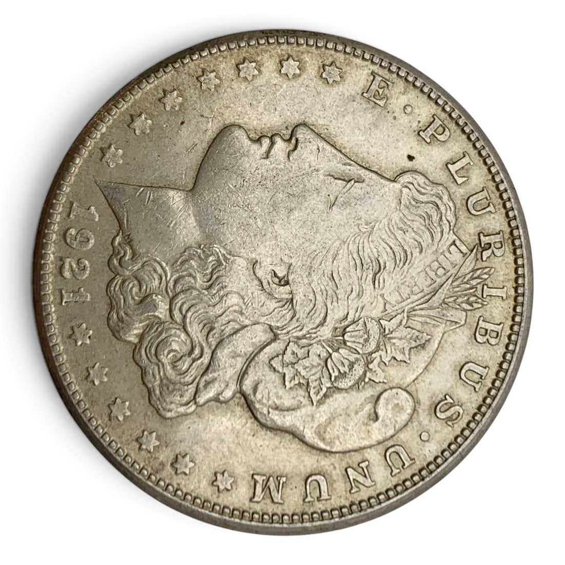 1921 S Morgan Silver Dollar: United States Of America ~ One Dollar90% Silver Content