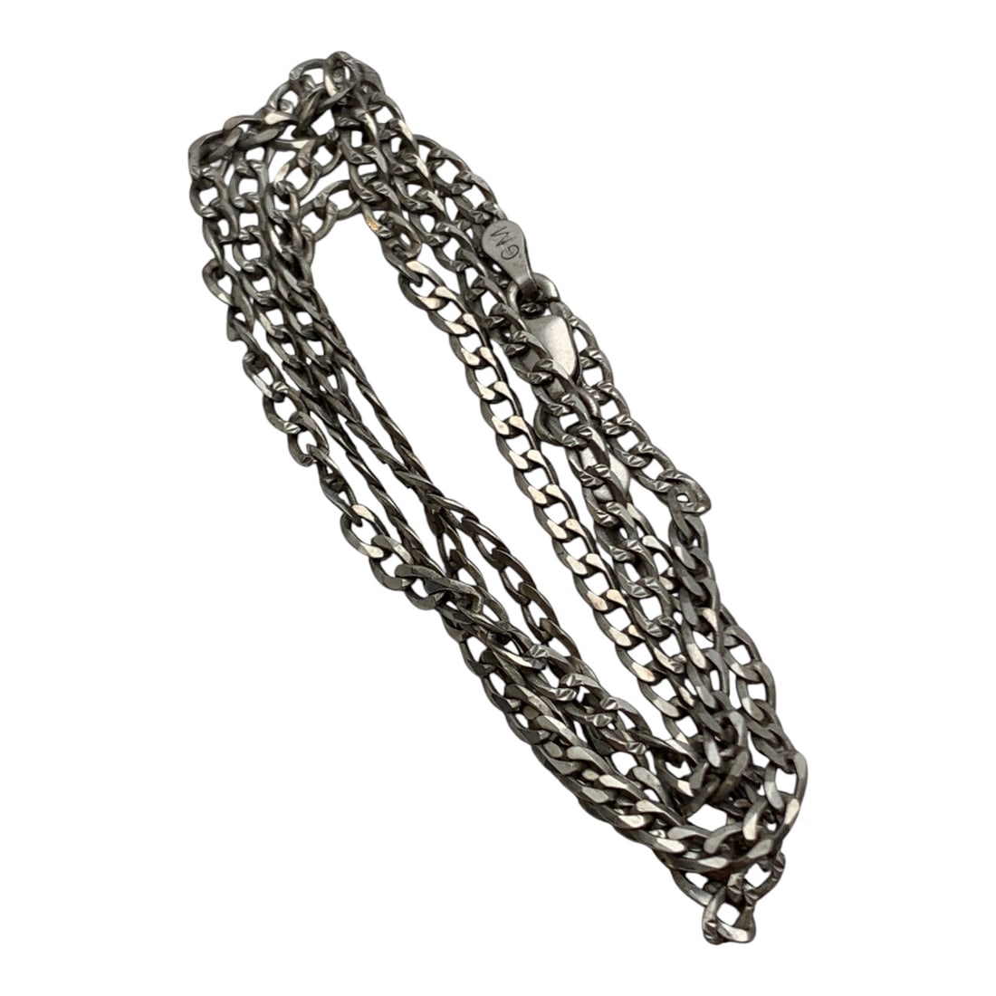 Sterling Silver Italian Necklace: Sterling Silver Italian Necklace Marked: 925 - 22" Long - 6.1 Grams