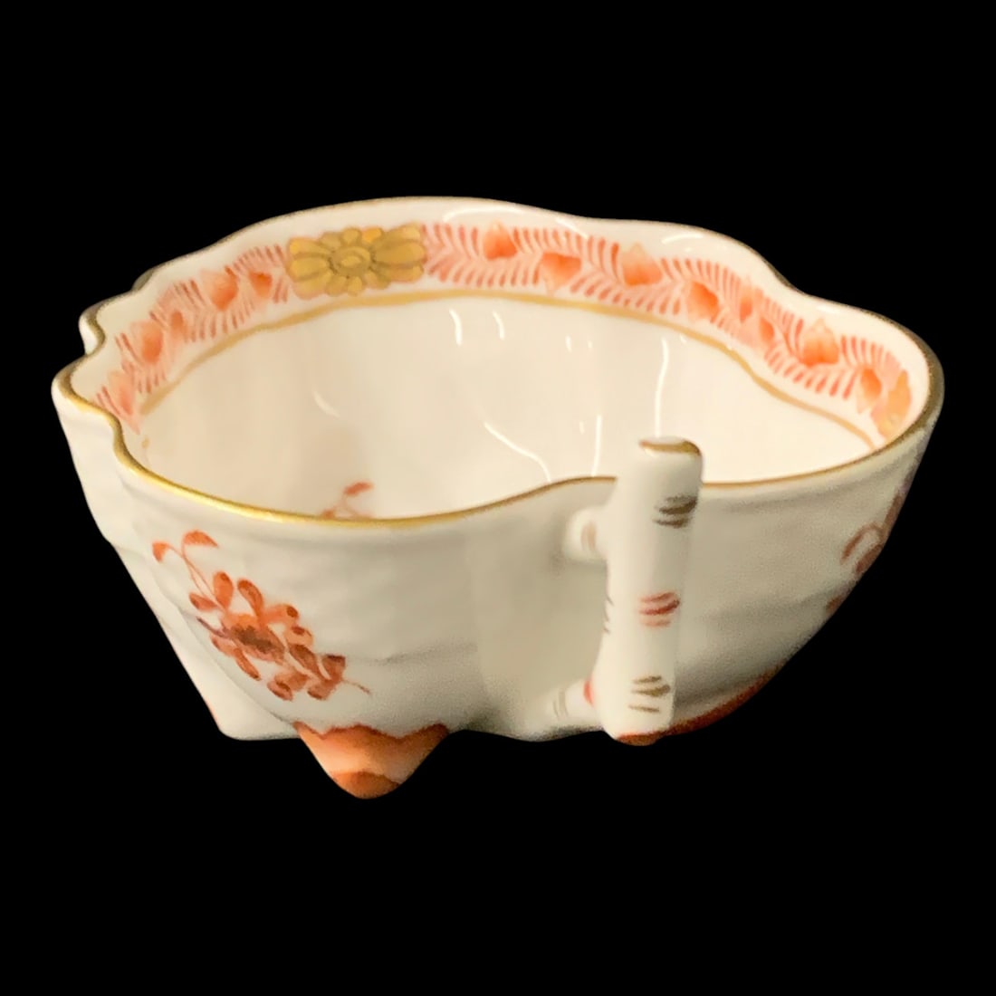 Herend Porcelain Bouquet Rust Dish - 2