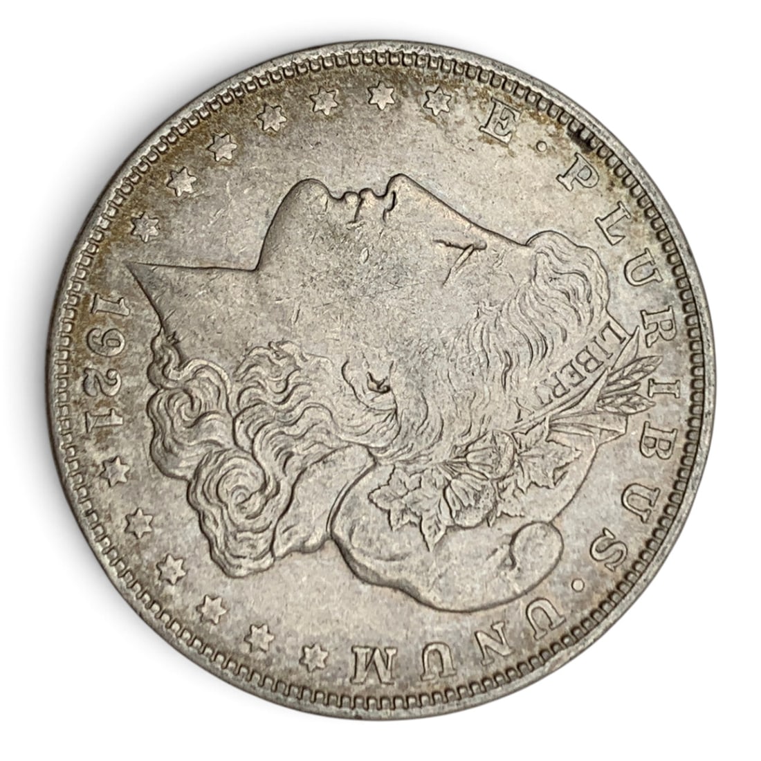1921 Morgan Silver Dollar: United States Of America ~ One Dollar90% Silver Content