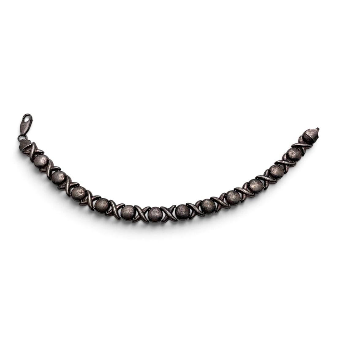 Vintage Sterling Silver Italian Bracelet: Vintage Sterling Silver Italian Bracelet Marked: 925 - 8 1/4" Long - 15.6 Grams