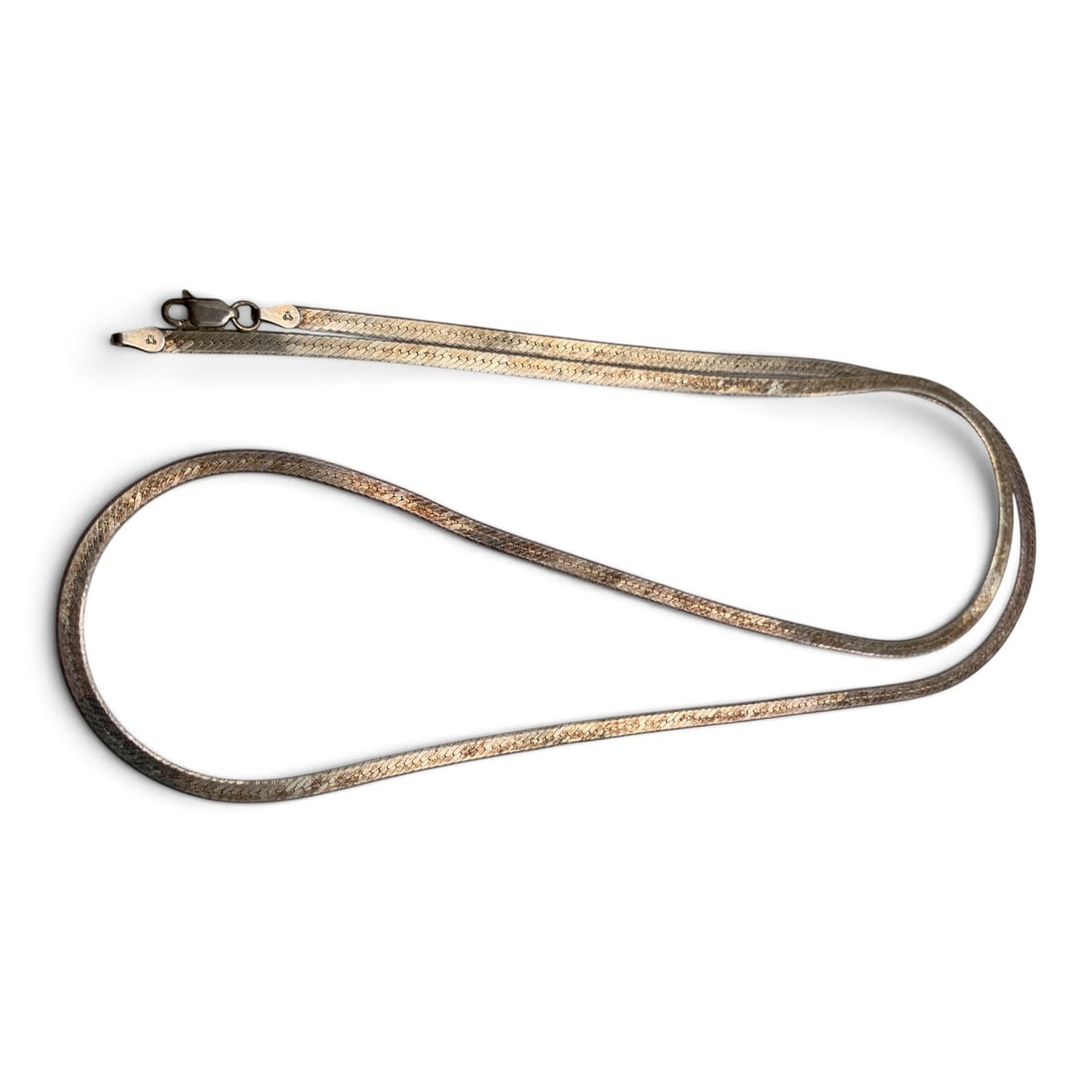 Vintage Sterling Silver Italian Necklace: Vintage Sterling Silver Italian Necklace Marked: 925 - 28 1/8" Long - 10.1 Grams