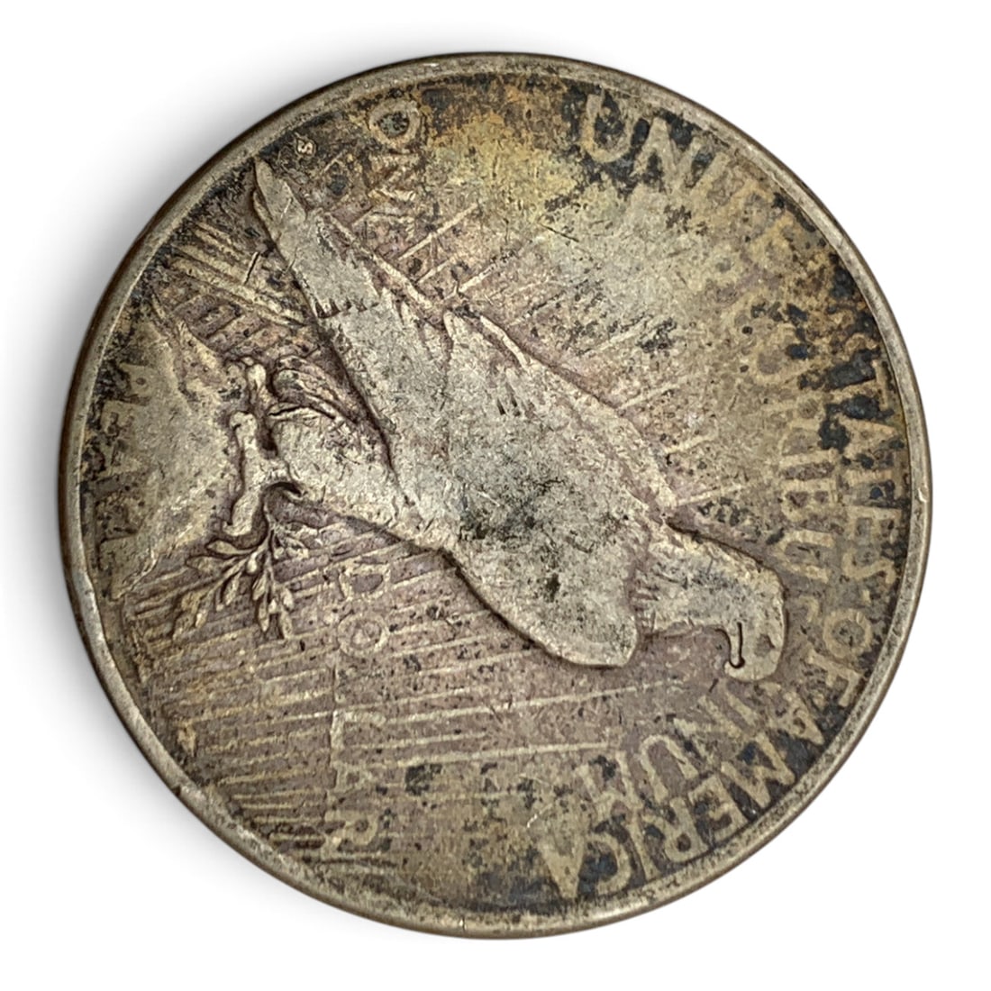 1922 S Silver Peace Dollar - 2