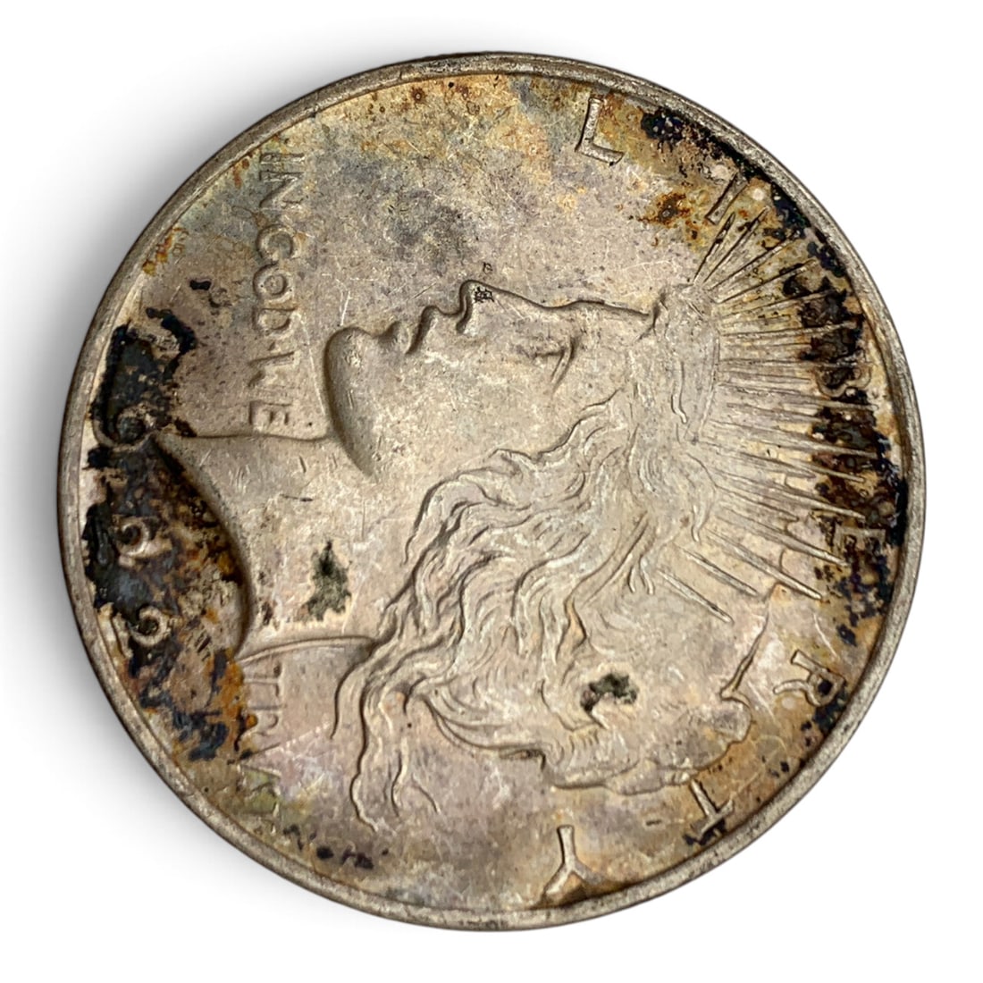 1922 Silver Peace Dollar: United States Of America ~ One Dollar90% Silver Content