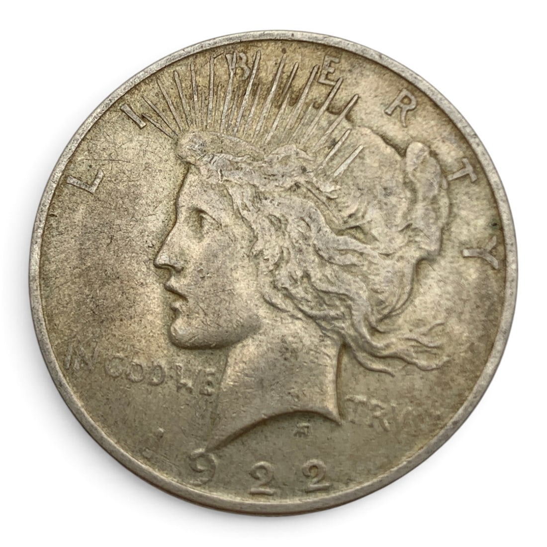 1922 Silver Peace Dollar: United States Of America ~ One Dollar90% Silver Content