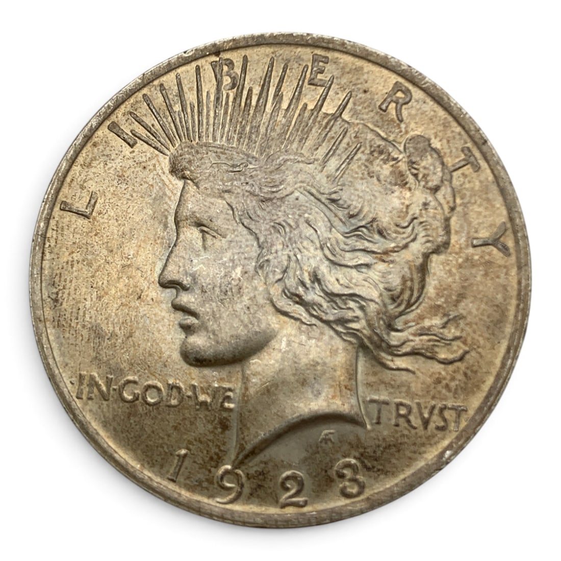 1923 Silver Peace Dollar: United States Of America ~ One Dollar90% Silver Content