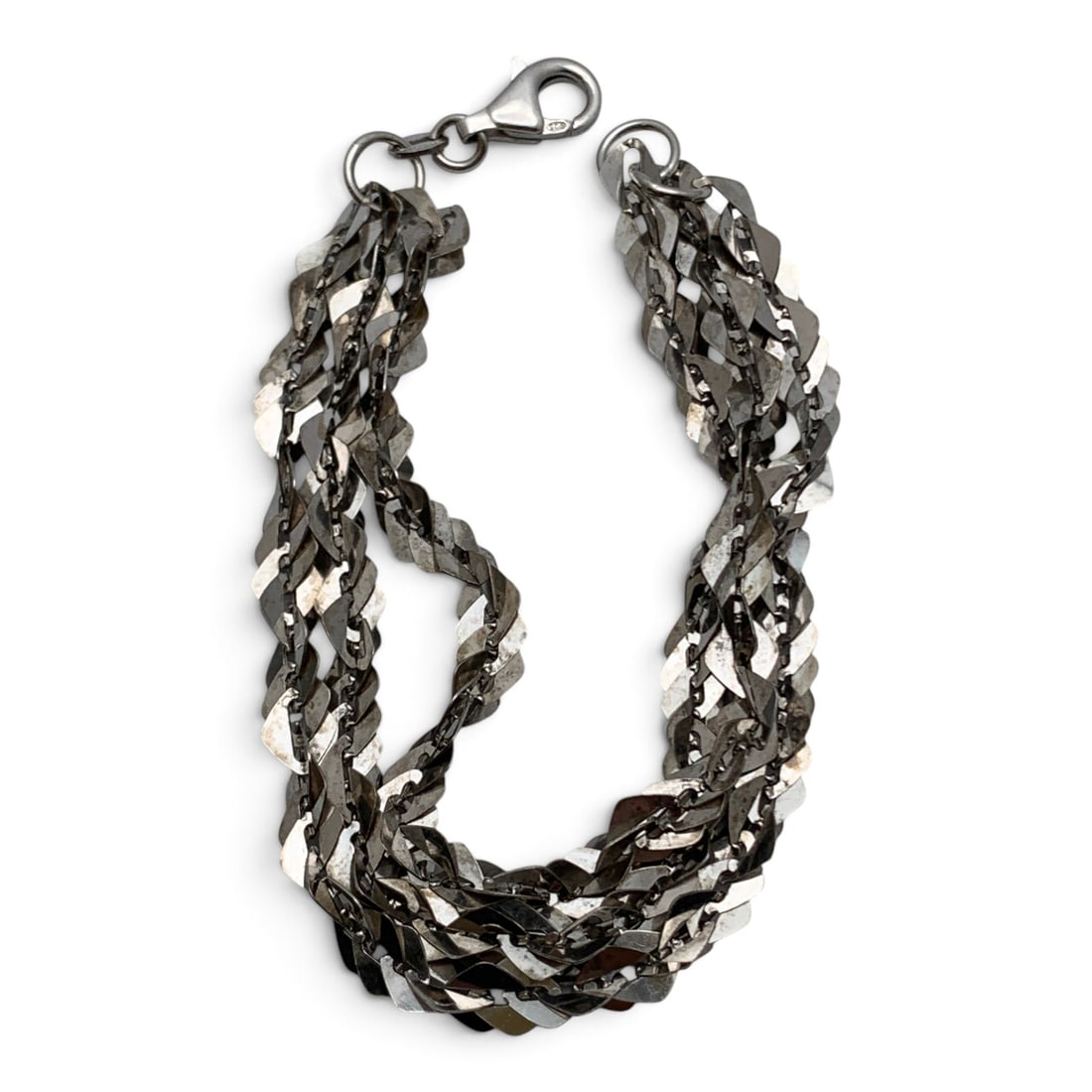 Sterling Silver Multi Strand Bracelet (1 of 2)