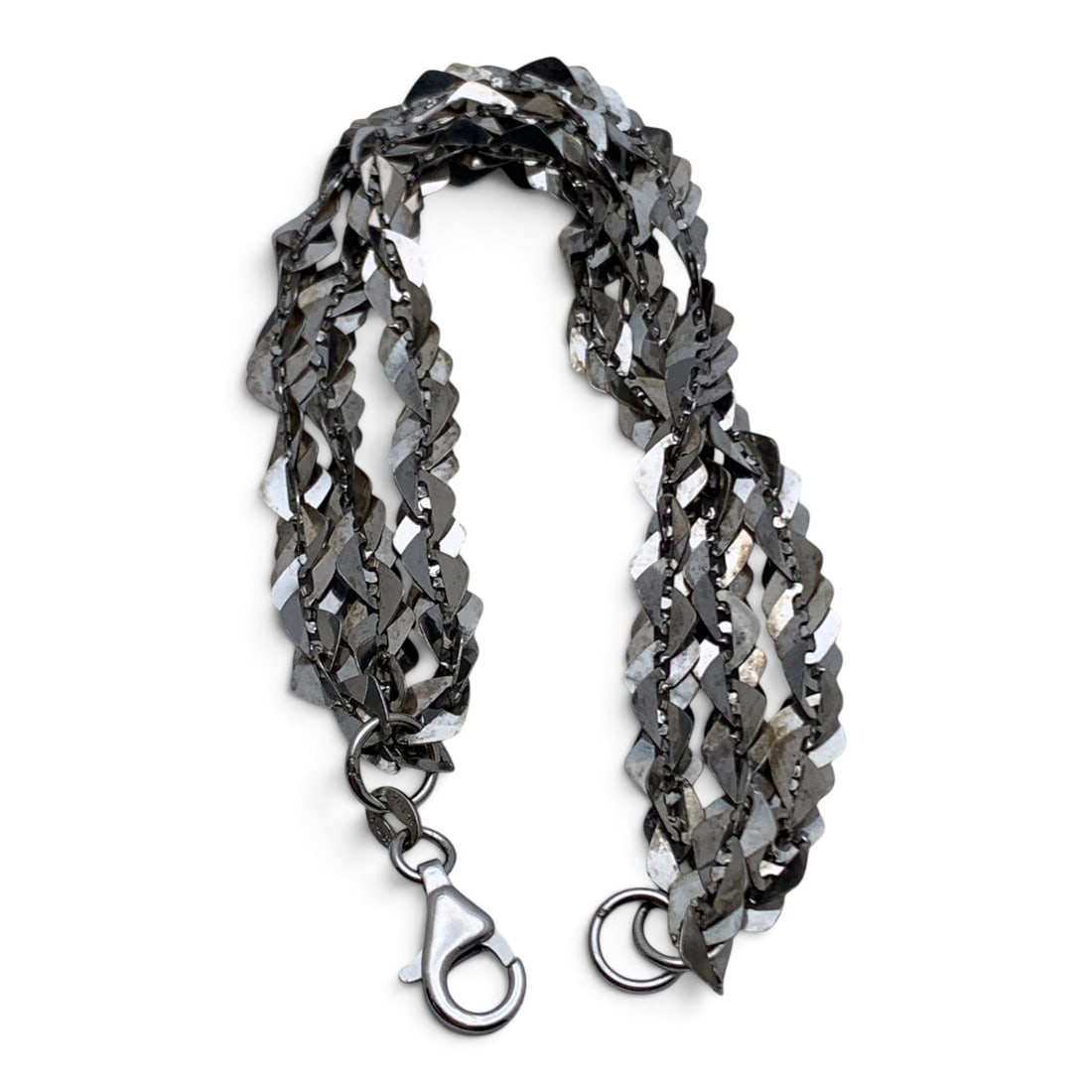 Sterling Silver Multi Strand Bracelet - 2
