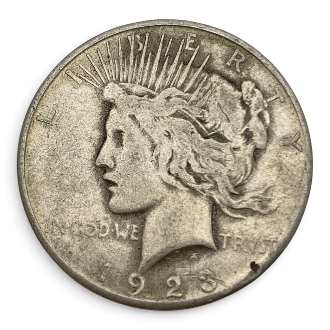 1923 S Silver Peace Dollar: United States Of America ~ One Dollar90% Silver Content