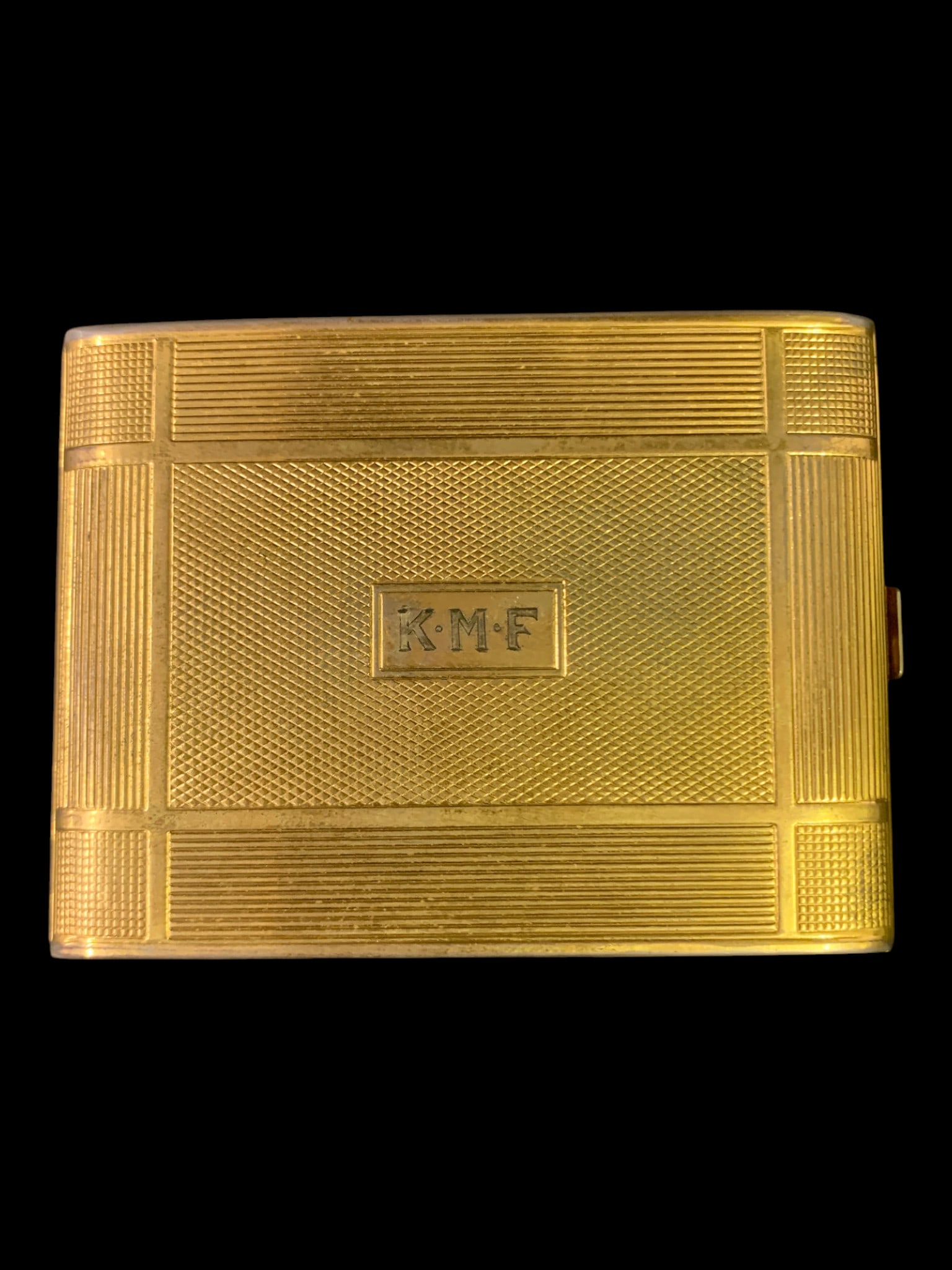 Vintage Evans Gold Tone Cigarette Case (1 of 7)