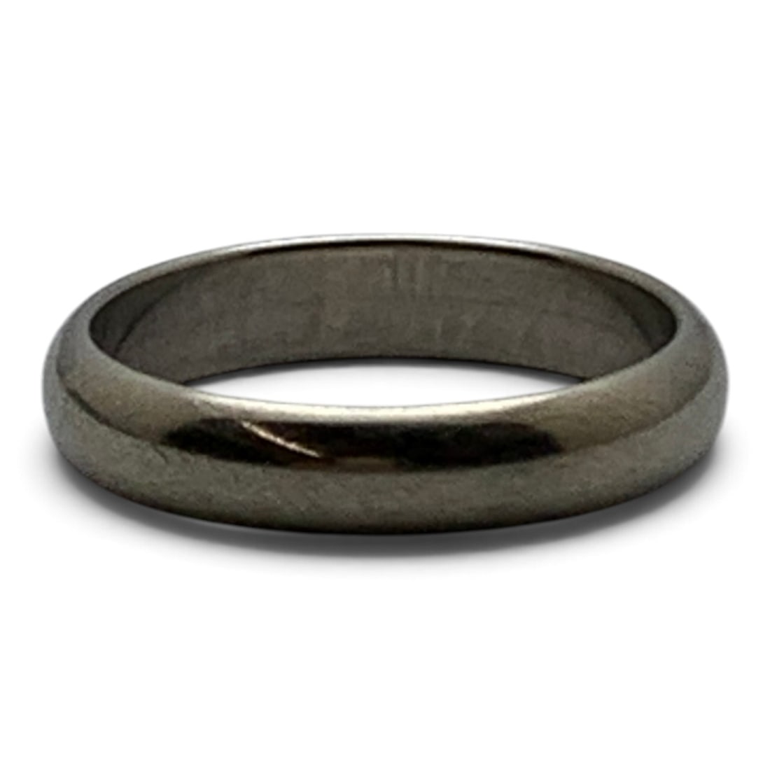 14k White Gold Band: 14k White Gold Band Marked: 14k - Size 11 - 4.2 Dwt