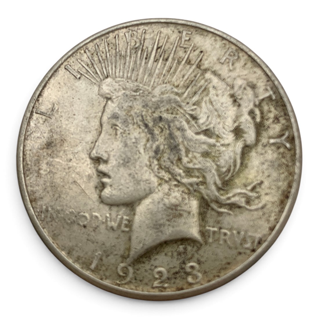 1923 S Silver Peace Dollar: United States Of America ~ One Dollar90% Silver Content