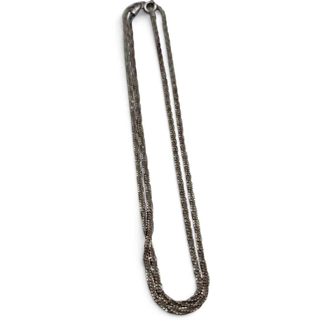 Sterling Silver Necklace: Vintage Sterling Silver Necklace Marked: 925 - 10" Long - 5.1 Grams