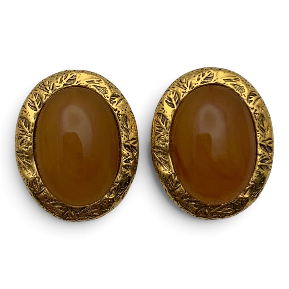 Pair Of Vintage Signed Liz Claiborne Clip Earrings (1 of 2)