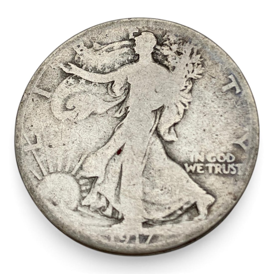 1917 Walking Liberty Silver Half Dollar (1 of 3)