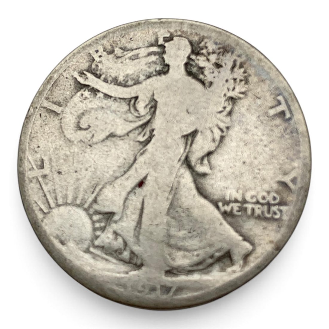 1917 Walking Liberty Silver Half Dollar - 3